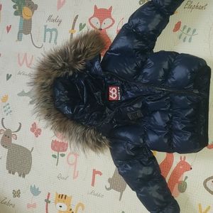 Baby North 66 Navy Blue Winter Jacket